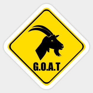 G.O.A.T Sticker